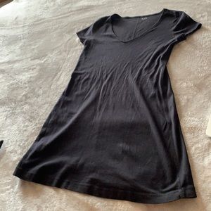 Black cotton dress